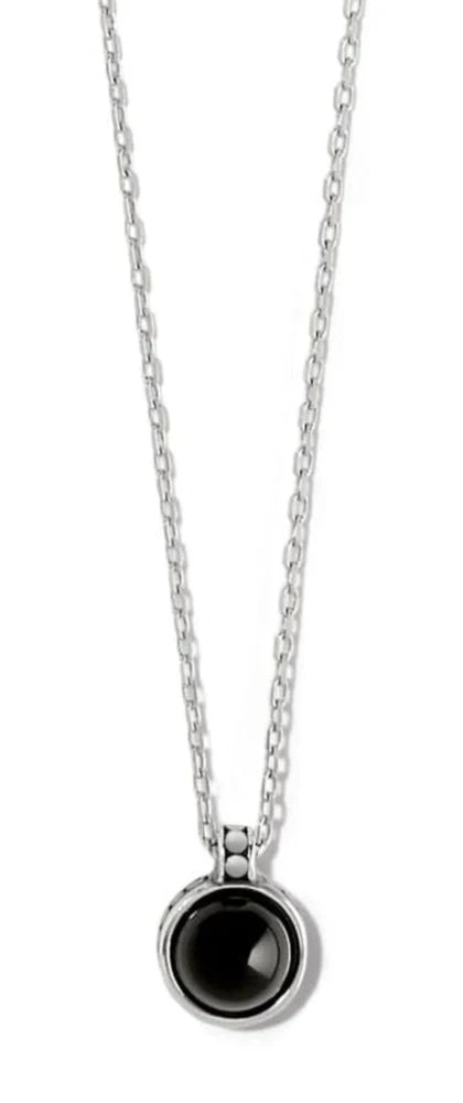 Brighton Pebble Dot Onyx Short Necklace Style: JM7299 NWT $72 Charms