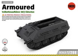 SSMODEL 1/200 Vollkettenaufklarer 38(t) Katzchen tank Resin Model Kit TSS2000188 Model