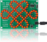 Chinese Knot Soldering Practice Kit DIY LED Lights Electronic Kits for Learning Model