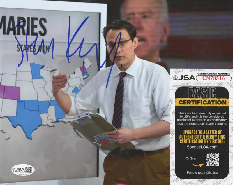 Steve Kornacki Signed 8x10 Photo w/ JSA COA #CN78516 NBC News MSNBC "Big Board" Model