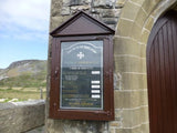 Photo 6x4 Church information board, Glencolmcille Gleann Cholm Cille Pict c2016 Model