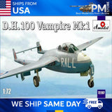 Amodel 72207 D.H.100 Vampire Mk1 RAF Jet Fighter plastic model scale 1/72 Model