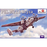 Amodel 1458 Plastic model airplane kit Scale 1:144 PZL M28B Bryza - kits models Model