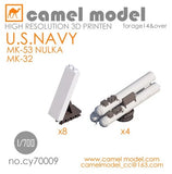 Camel model  1/700 U.S. NAVY MK-53 NULKA MK-32 torpedo launcher Model