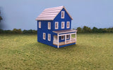 HO Scale Laser Cut 20th Avenue Two Story House Kit Model
