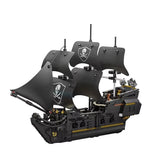 MOC Black Pearl Pirate Ship Building Block Model Kit Toy Gift 921 Pcs Model