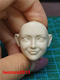 1:6 Smile Girl Head Sculpt Carved For 12