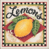 Lemons Cross Stitch Kit Mill Hill 2023 Debbie Mumm Market Fresh Model