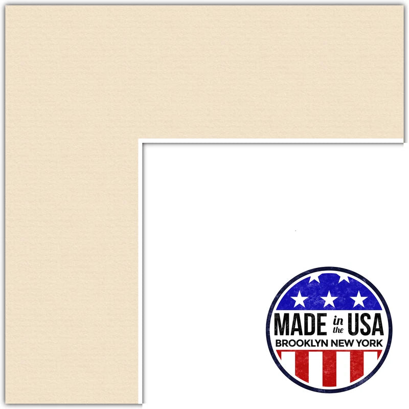 ArtToFrames Custom Ivory French Creme Picture Photo Frame Mat Matting Board SM Model
