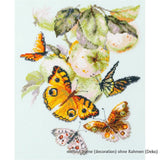 Magic Needle Zweigart Edition Counted cross stitch kit Butterflies and Apples 21 Model