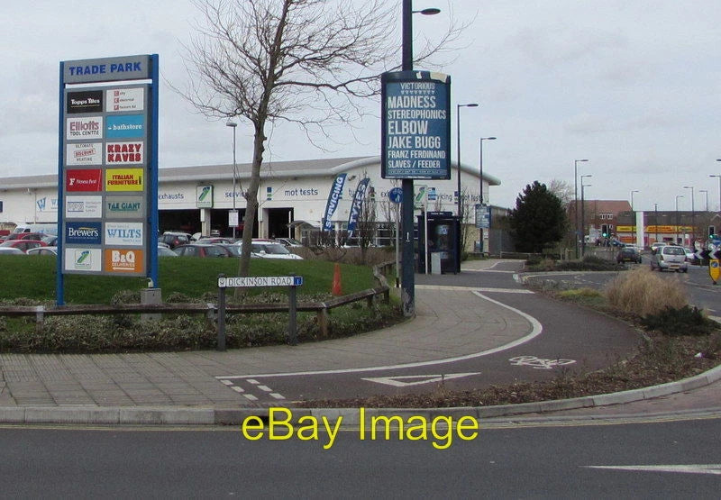 Photo 6x4 Information board for the Pompey Centre Trade Park, Dickinson R c2017 Model