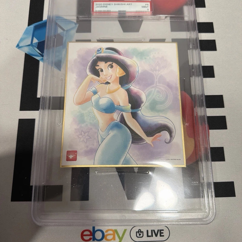 Disney Japan Shikishi Art Board Collectible Picture PSA 9 Model
