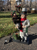 Vtg Tiny Tim Bob Cratchitt Christmas Holiday Creations Animated Motionette Decor Model