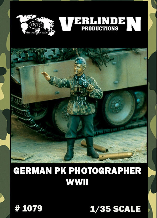 1/35 WWII German PK Photographer VERLINDEN #1079 Resin Model Kits Model