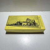 Fine Scale Miniatures #235 HO Scale Small Town Station Building Kit Unbuilt Boxe Model