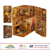 Eternal Bookstore Book Nook Kit for Adults with Illustrated Assembly Guide Model