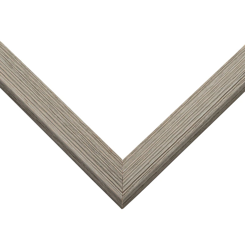 14x14 Shadow Box Frame Grey | 1.125 inches Deep Real Wood Rustic Shadowbox Displ Model