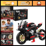 1:8 Scale Motorcycle Building Set, 426 PCS Collectible Model Kit, Gift for Kids Model