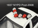 1/18 Scale Model LED Ready NYPD Federal Vector Lightbar Police Post-2008 1837 Model