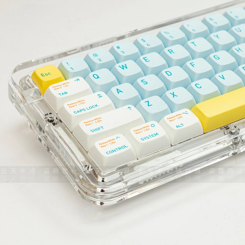 Dream of Blue Sky Theme XDA Dye Subs PBT Keycap Set Model