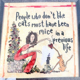The Craft Collection  People Who Don't Like Cats  Cross Stitch Kit 2004 NEW Model