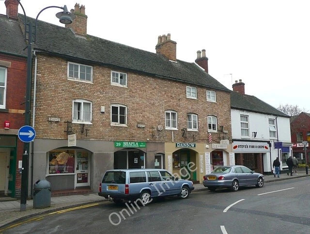 Photo 6x4 Shops, Lower Gungate, Tamworth An information board states that c2009 Model
