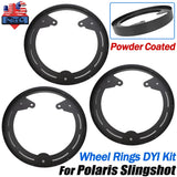 For POLARIS SLINGSHOT Wheel Rings DIY Kit LEDs Powdercoated Aluminum Ring Lights Model
