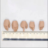 1/6 Scale Male Solider Hands Model 5PCS for 12" Action Figures Prop Scene Model