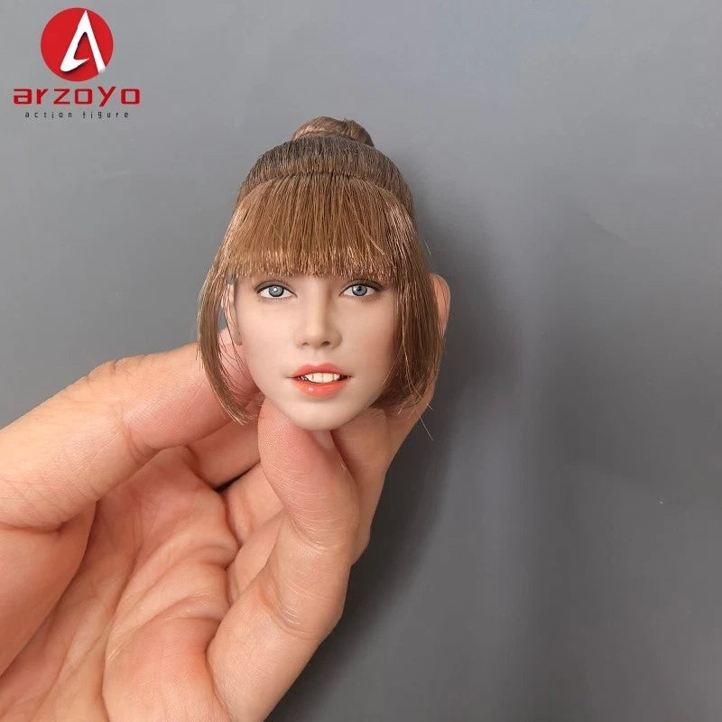 SUPER DUCK 1:6 SDH048C Female Head Sculpt Model Fit 12" TBL Suntan Action Figure Model