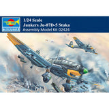 Trumpeter German Junkers 02424 1/24  Ju-87D-5 Stuka Aircraft Assembly Model Kit Model