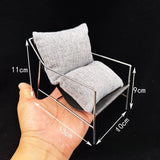1/6 Scale Simple Fabric Sofa with Pillow Model for 12" Action Figures Prop Scene Model