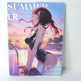 Kafka LR Pool Summer Waifu Card Anime Wall Art Oversized Board A5 Model