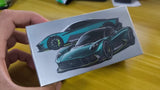 KOD 1:64 Aston Martin Valhalla Diecast Model Model