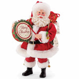 Possible Dreams Santa Claus with Christmas Drum 10.5in Figurine New 6009652 Model
