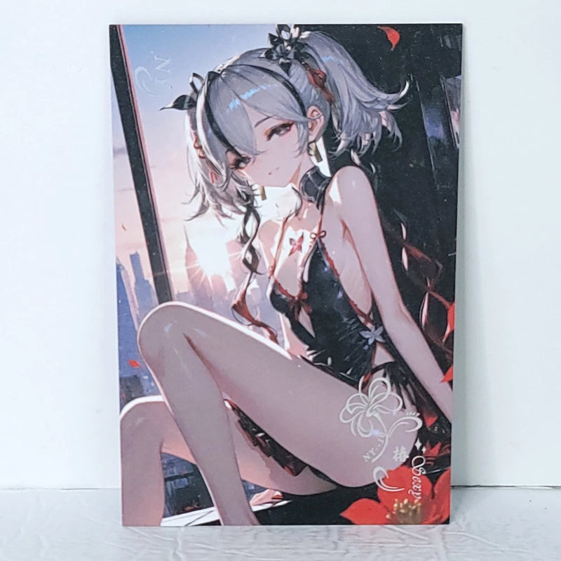 Camellya Wuthering Premium Waifu Card Anime Girl Wall Art Oversized Board A5 Model