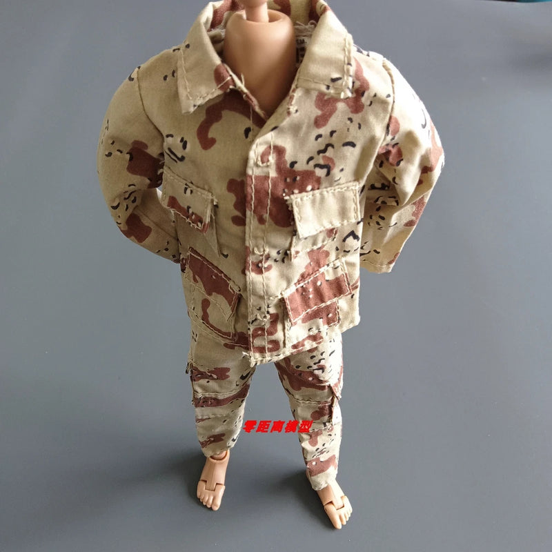 1/6 Desert Camouflage Suit Model For 12 ¡°Ph Tbl Action Figure Body Toys Model