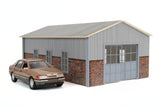1:24 Scale Hangar Barn Garage Diorama Kit ?C Model Car Display Building Miniature Model