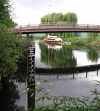 Photo 6x4 Water level gauge board by Jarrold's Bridge Norwich The vessel  c2018 Model