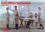 Plastic Model Kit 1/35 ICM 35621 Soviet Military Servicewomen 1939-1942 4 Figure Model