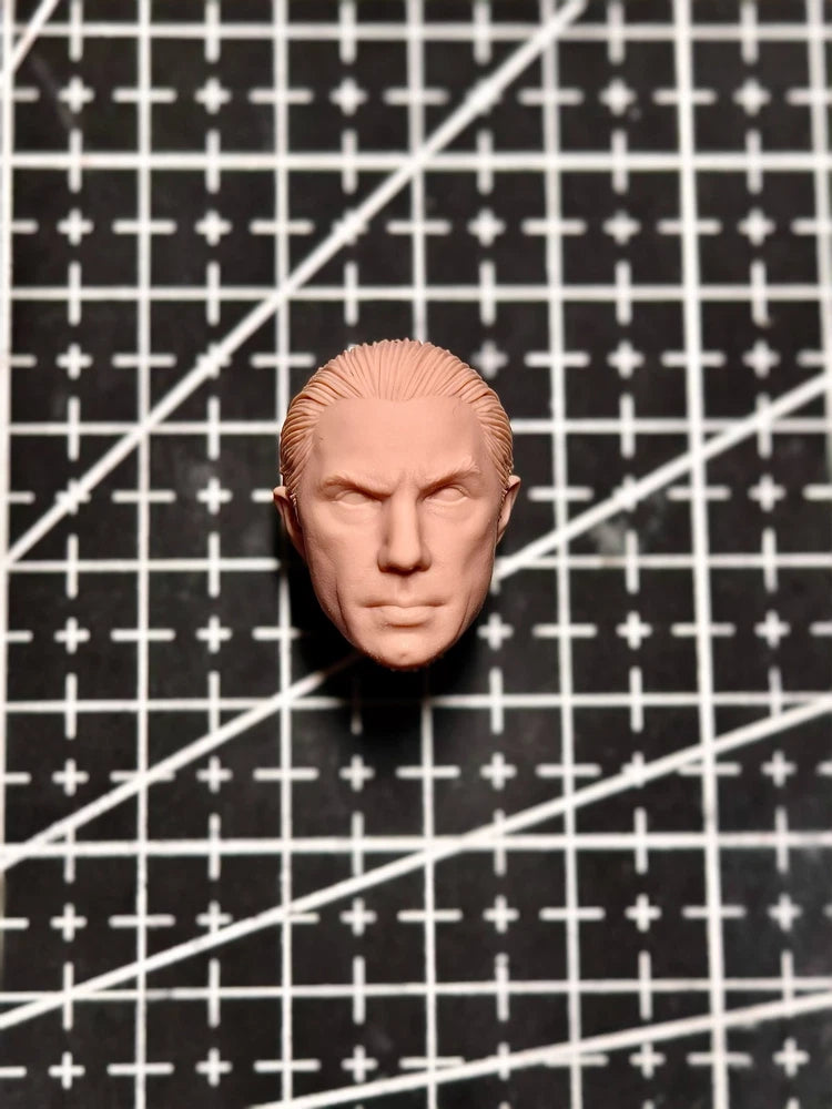 Unpainted 1/12 1/6 1/18 Vampire Dracula Gary Head Sculpt Model Carved Model