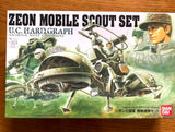 Bandai 1/35 Zeon Mobile Scout Set U.C. Hard Graph Model Kit Unassembled Japan Model