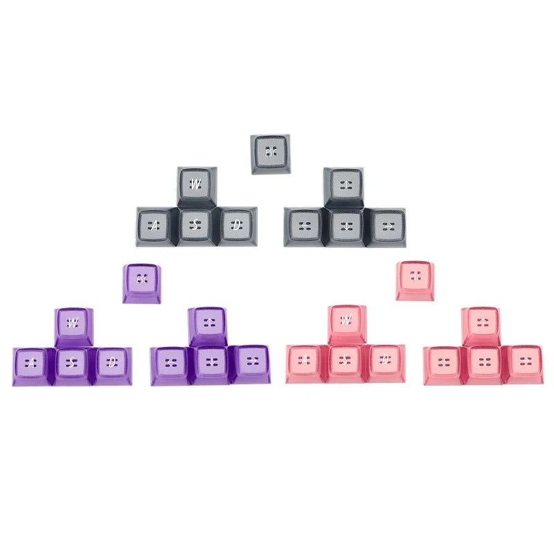 9 Pieces PBT Ema Profile Keycap Esc WASD Direction Keycap for Cherry MX Switch Model