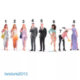1/64 1/87 1/43 1/18 1/24 Girl Man Scene Miniatures Figures Model For Cars Toys Model