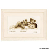 Vervaco Counted cross stitch kit Baby sleeps, DIY Model