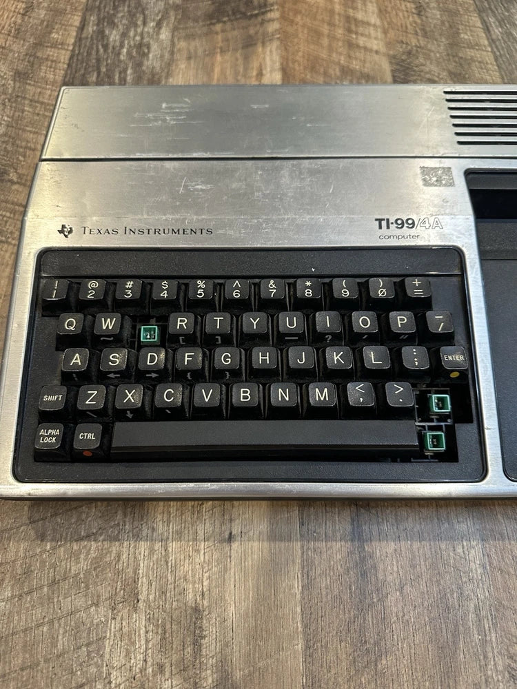 Texas Instruments TI 99/4a Black Keycaps Missing 3 Model