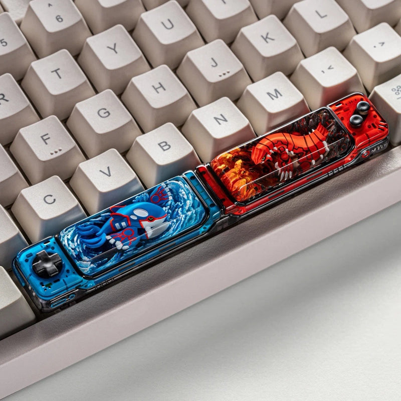 S-Craft GROUDON VS KYOGRE Artisan Pokemon Keycap Model