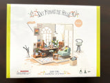 Robotime Rolife Soho Time DIY Miniature House Studio Kit Dollhouse DGM01 SEALED Model