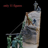 1/32 Scale WW1 White War 11 Figure Resin Model Kit Model