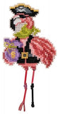 Mill Hill Cross Stitch Kit MH18-2623 Pirate Flamingo - Autumn Harvest Model