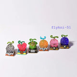 Handmade ONE PIECE Devil Fruit Themed Keycap Resin For Cherry MX Keyboard 1PC Model